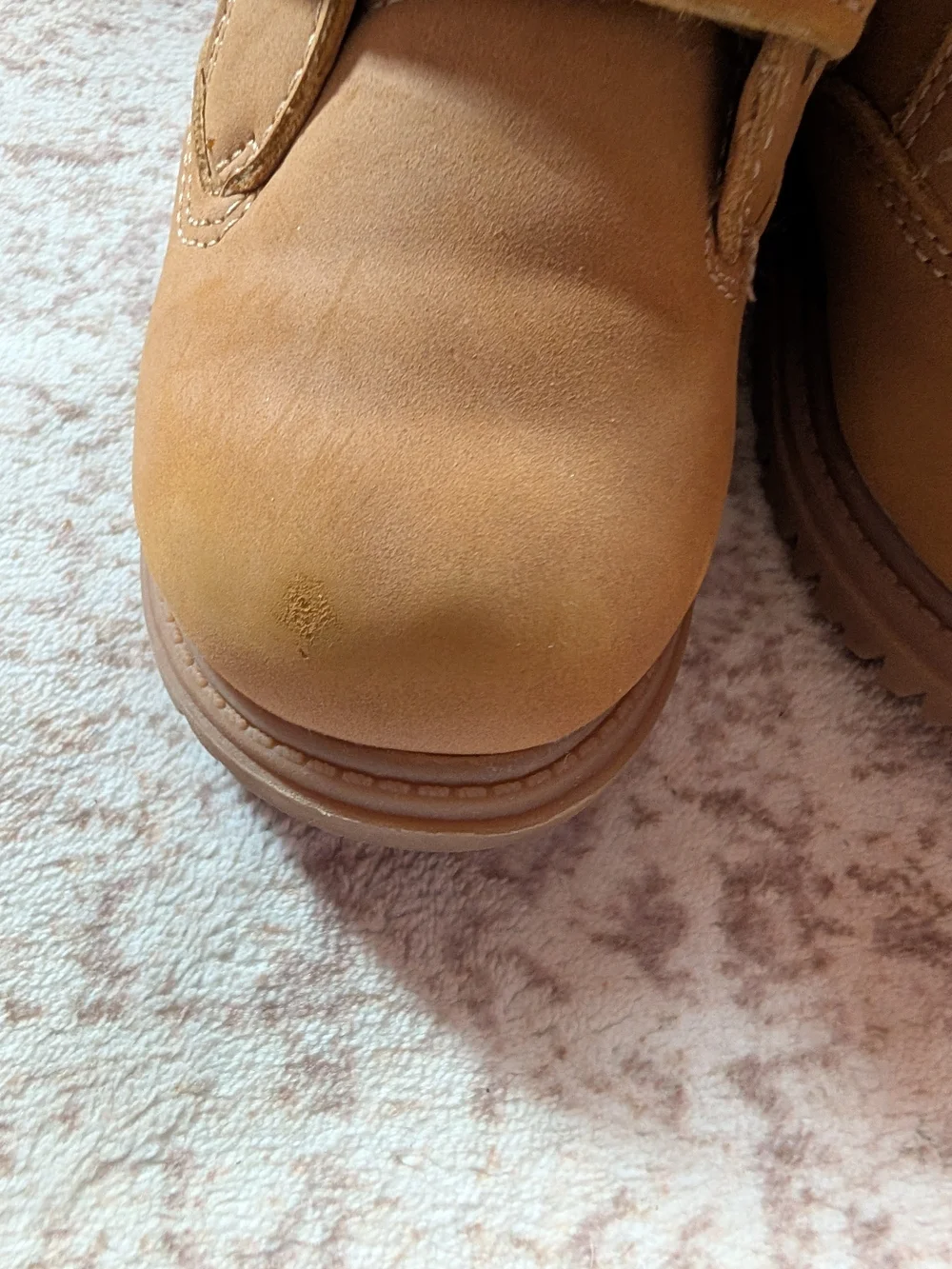 wander nation Tan Double-Strap Kids Ankle Boots